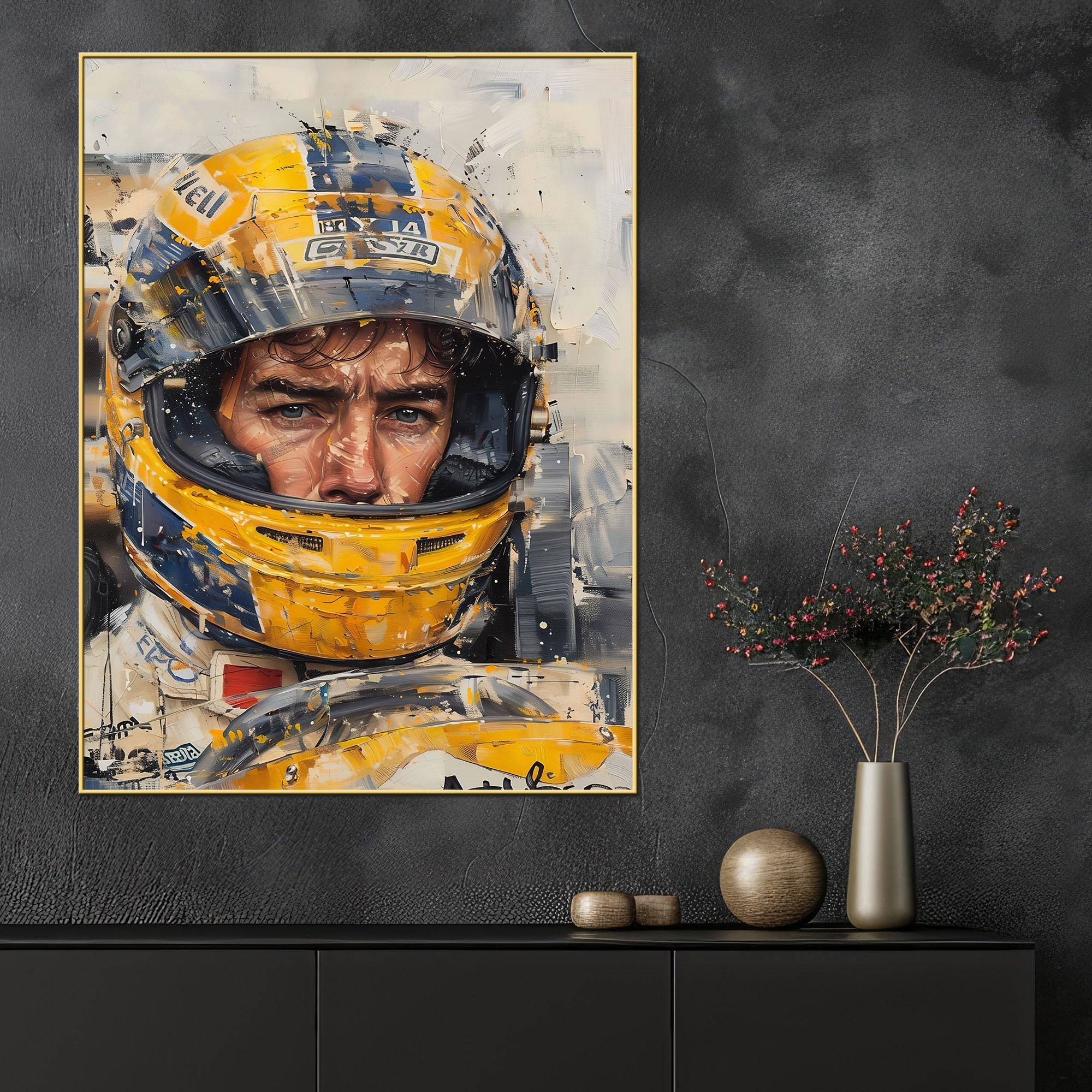 Magic Senna Last Drive Cotton Canvas Wall Painting - Image 2