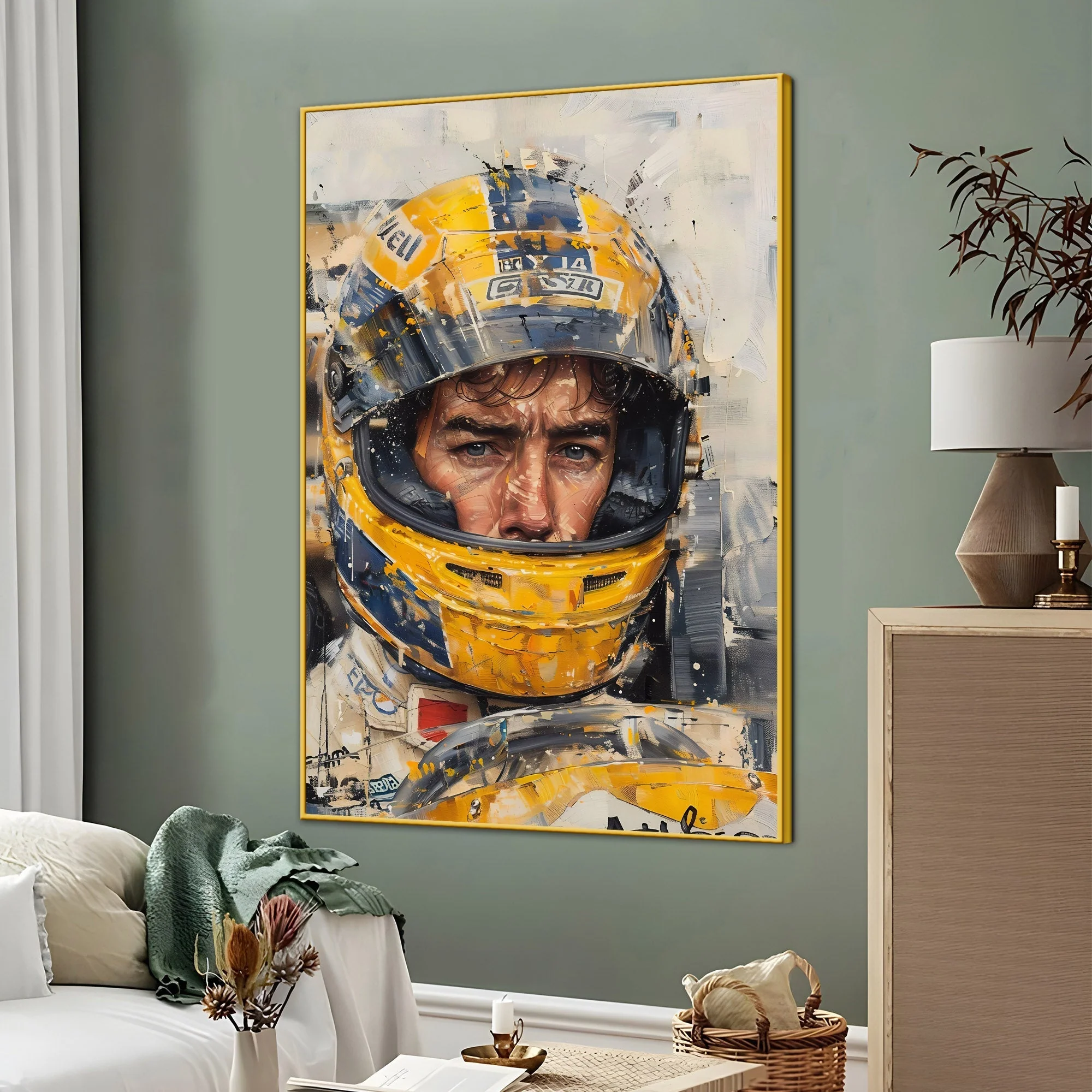 Magic Senna Last Drive Cotton Canvas Wall Painting - Image 3