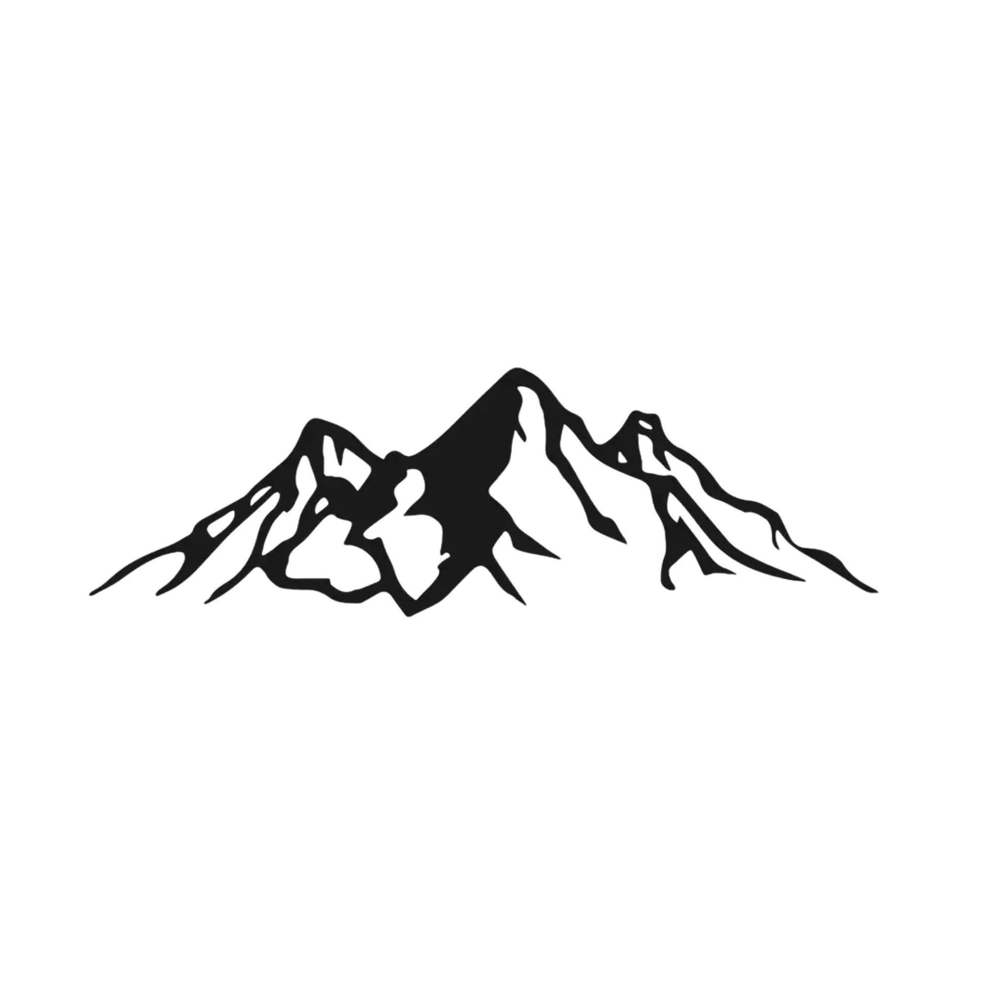 Majestic Snow Mountain Range Metal Art Wall Decor - Image 3