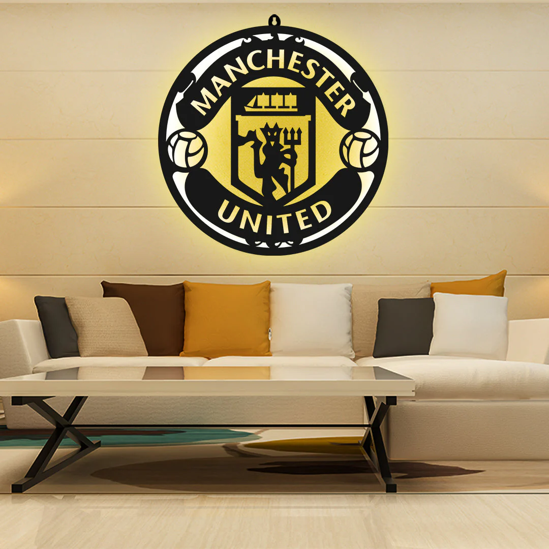 Manchester United LED Wall Art Light for Sports Lovers Wall Decor - Image 3