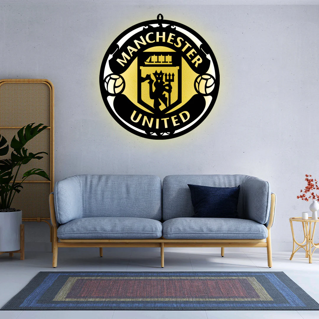 Manchester United LED Wall Art Light for Sports Lovers Wall Decor - Image 4