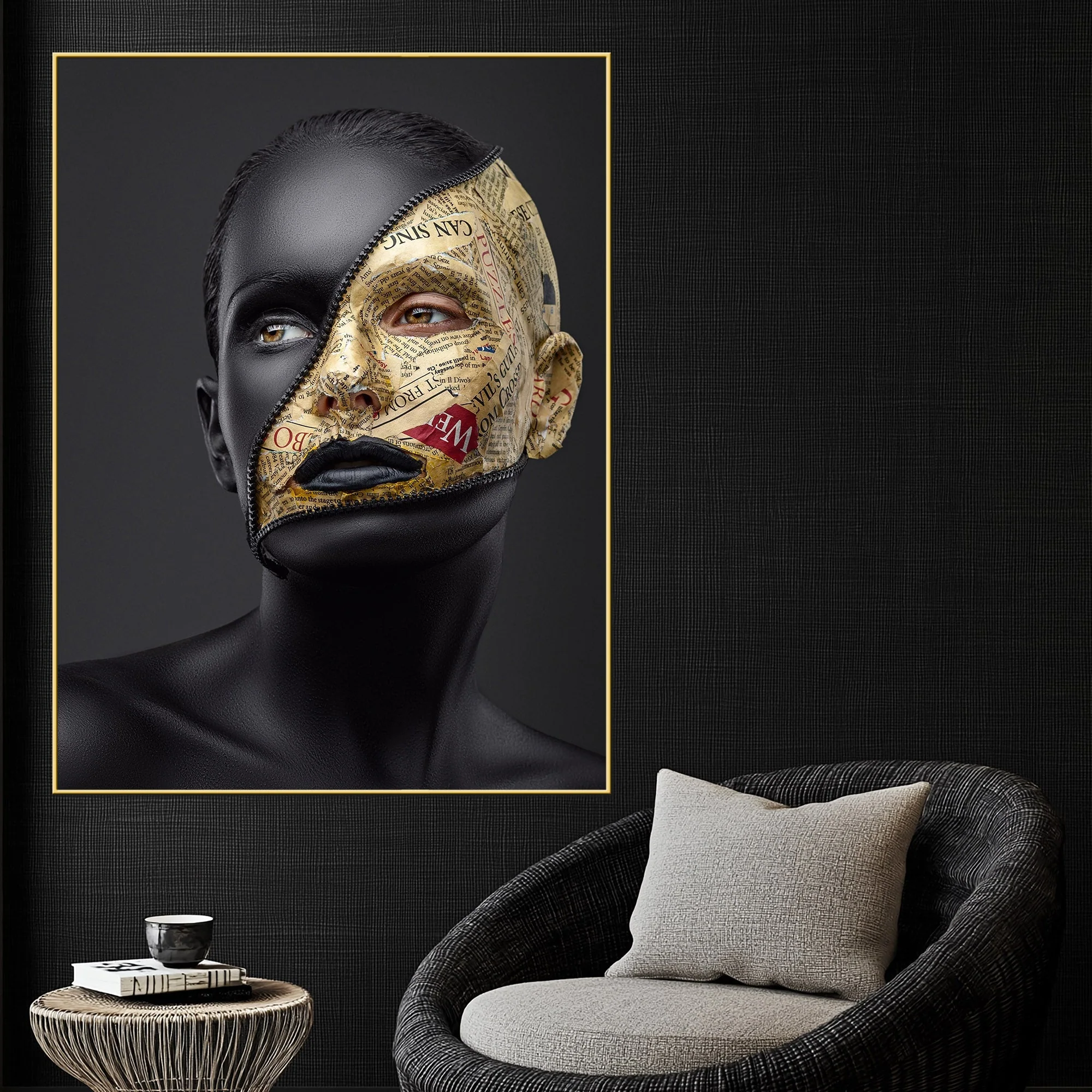 Master Flame Luxurious Cotton Canvas Wall Painting - Image 2