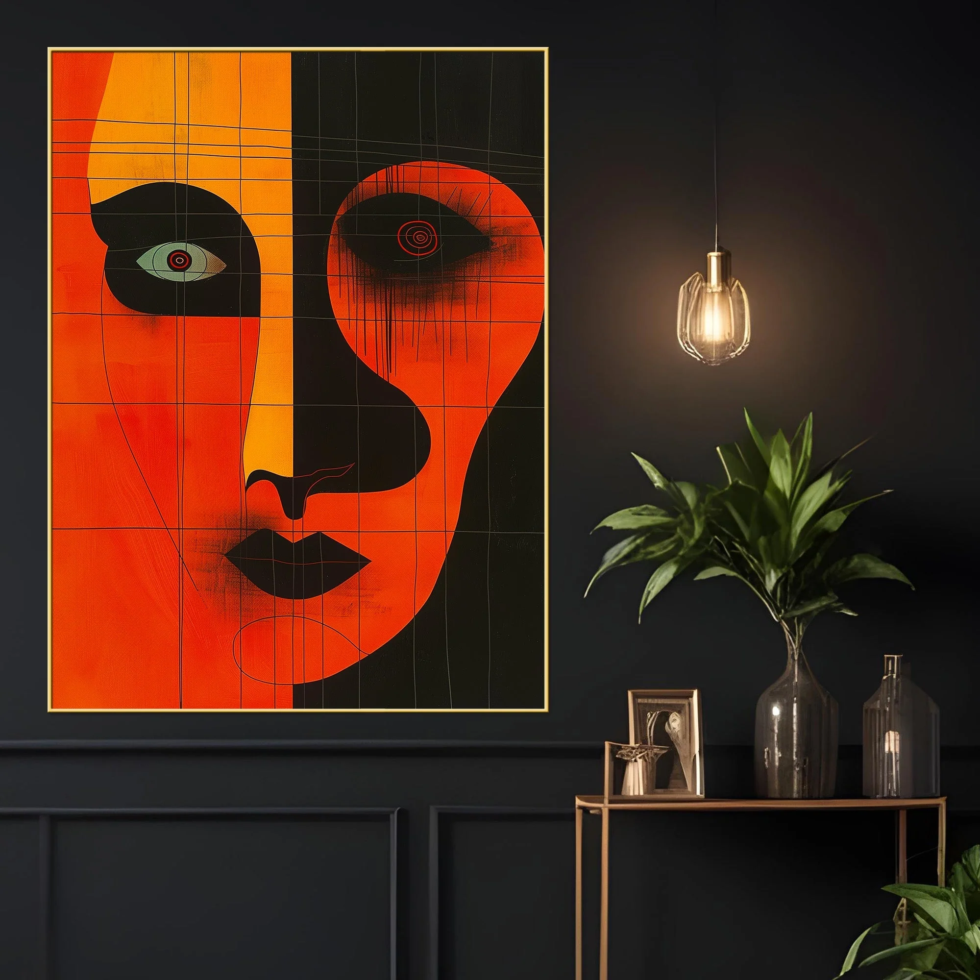 Mindset Is Everything Cotton Canvas Wall Painting - Image 2