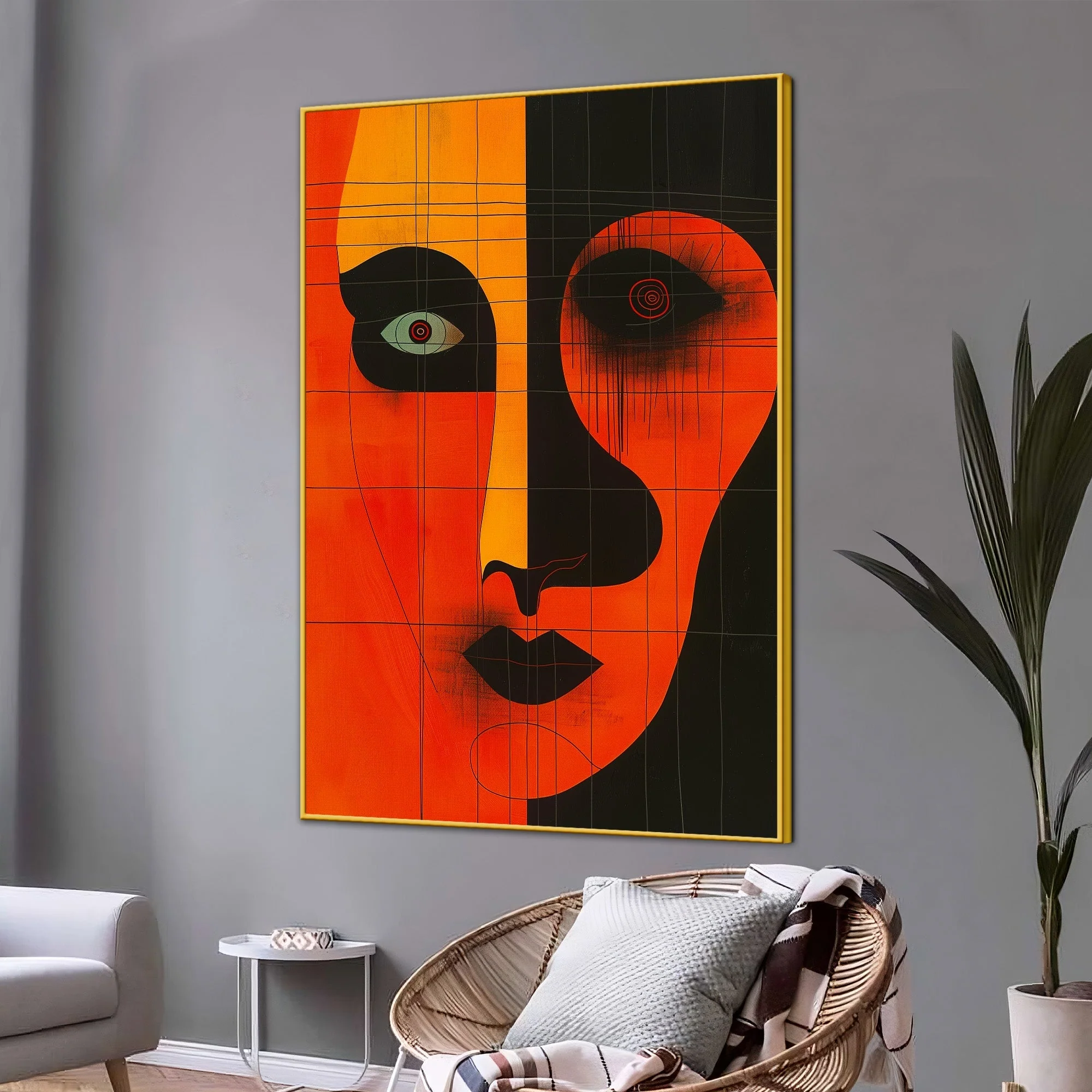 Mindset Is Everything Cotton Canvas Wall Painting - Image 3