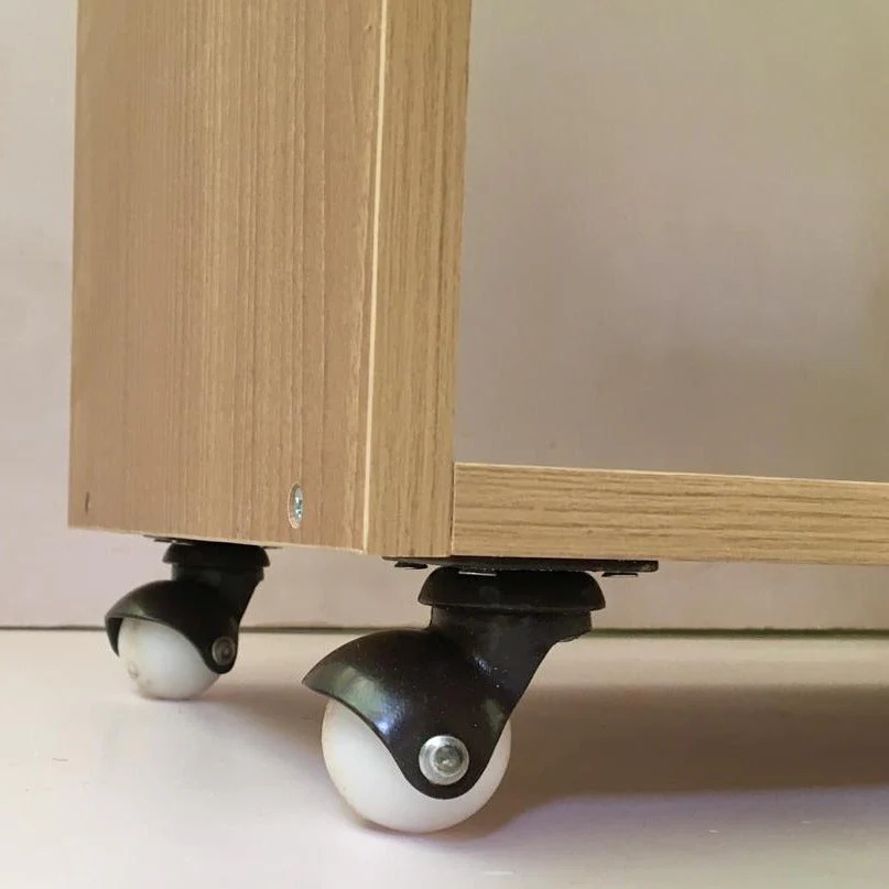 Minimal Wooden Console Table with Open Shelves - Image 14