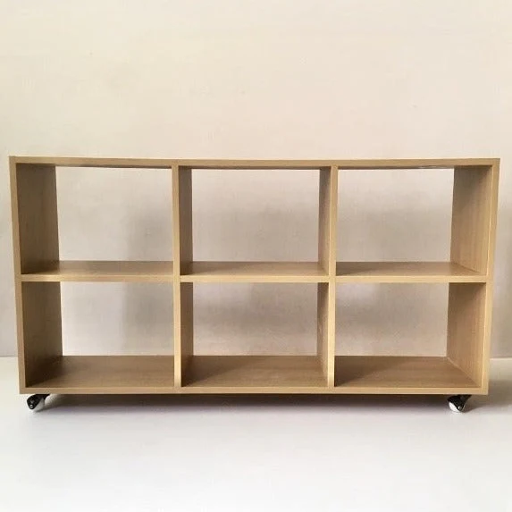 Minimal Wooden Console Table with Open Shelves - Image 8