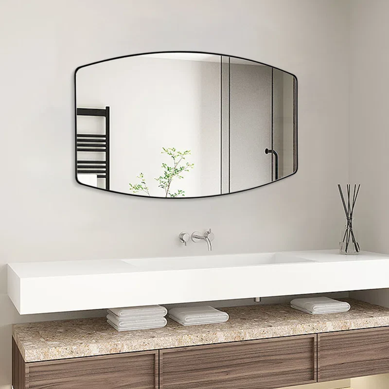Minimalist Rectangular Designer Bathroom Mirror - Image 2