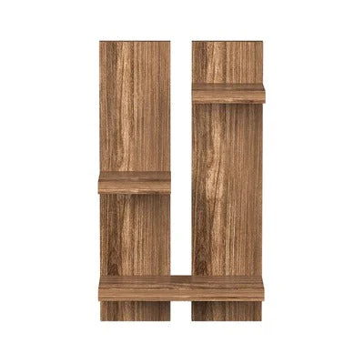 Minimalist Rectangular Shaped Wooden Wall Shelves - Image 4