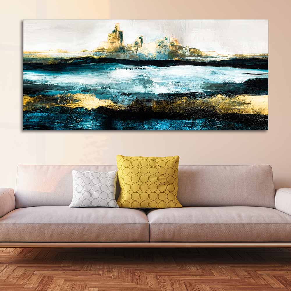 Modern Abstract Art Canvas Wall Painting - Image 3