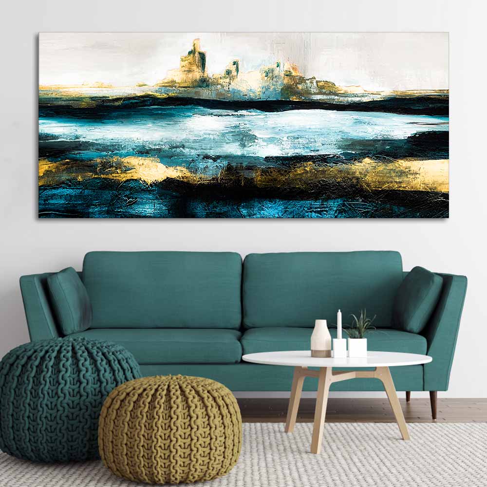 Modern Abstract Art Canvas Wall Painting - Image 4
