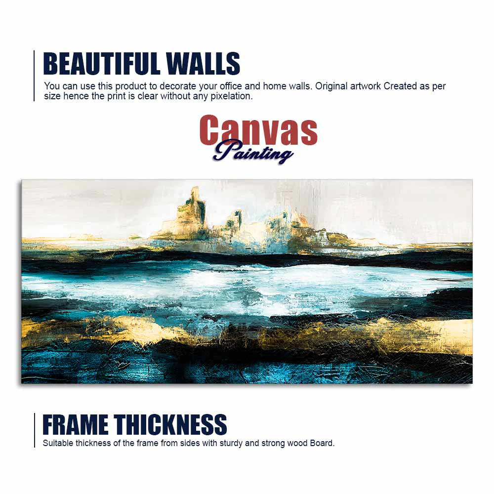 Modern Abstract Art Canvas Wall Painting - Image 6