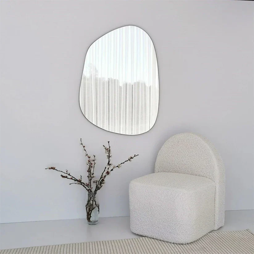 Modern Asymmetrical Wall Mirror - Image 4