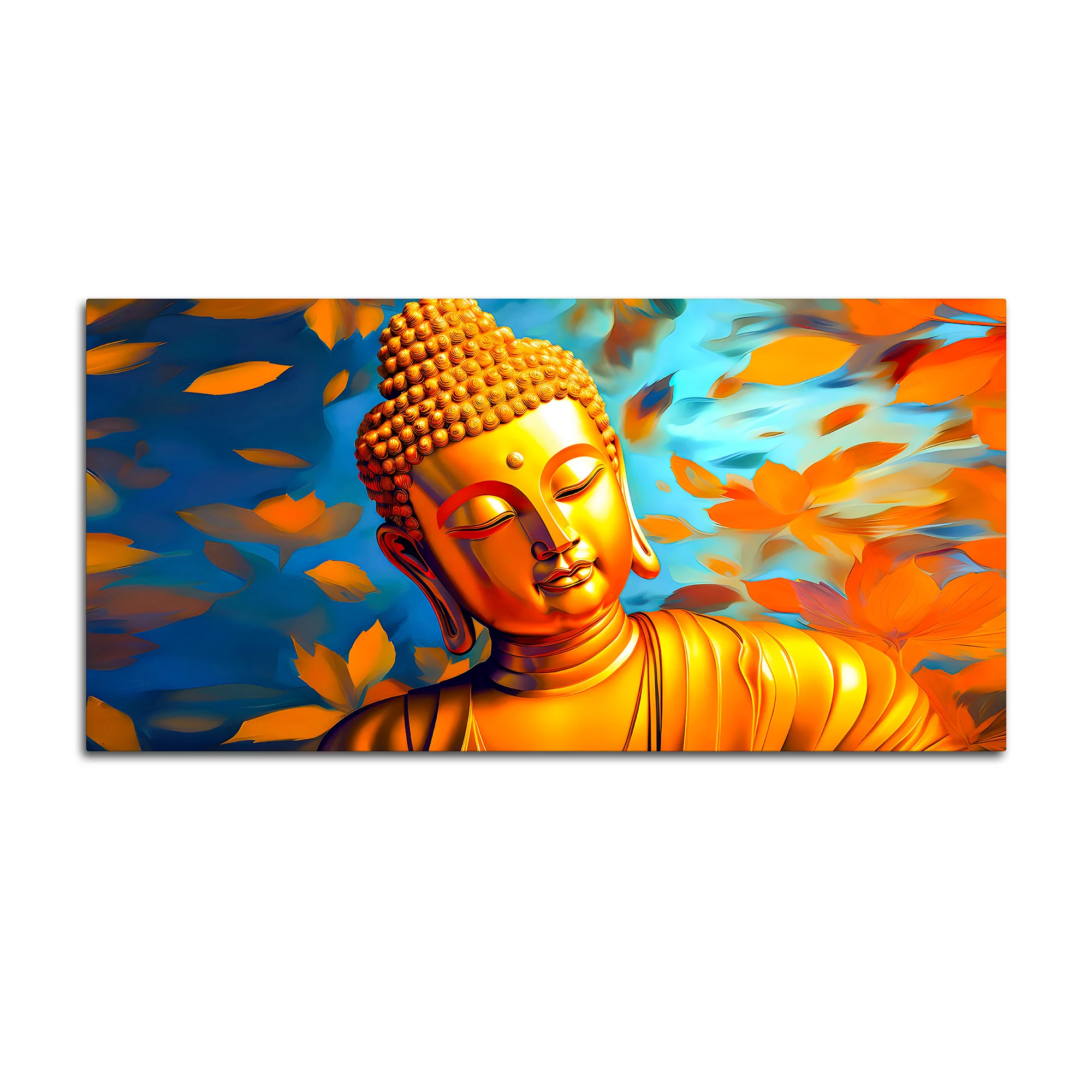 Modern Buddha Canvas Painting for Peaceful Home - Image 4