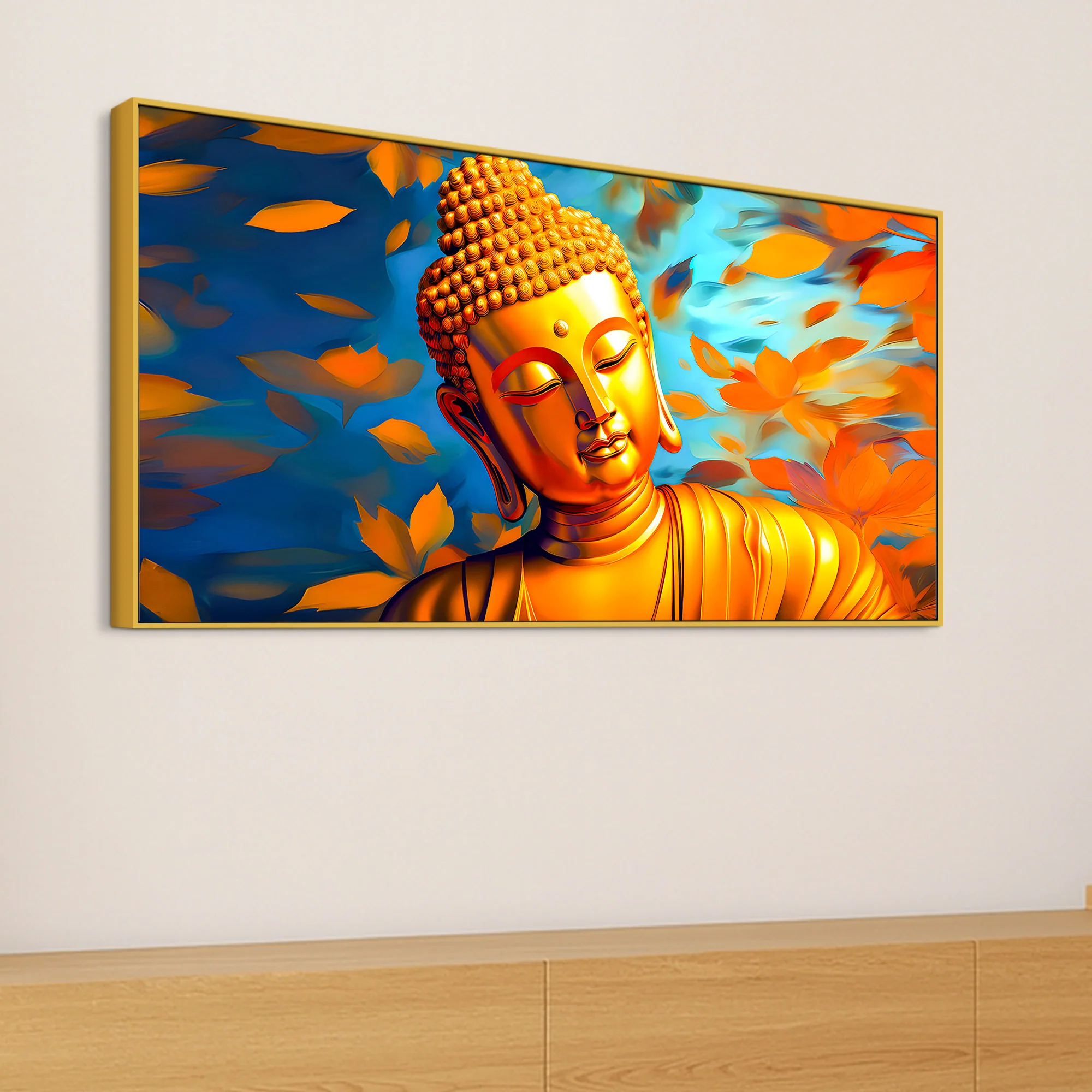 Modern Buddha Canvas Painting for Peaceful Home - Image 5