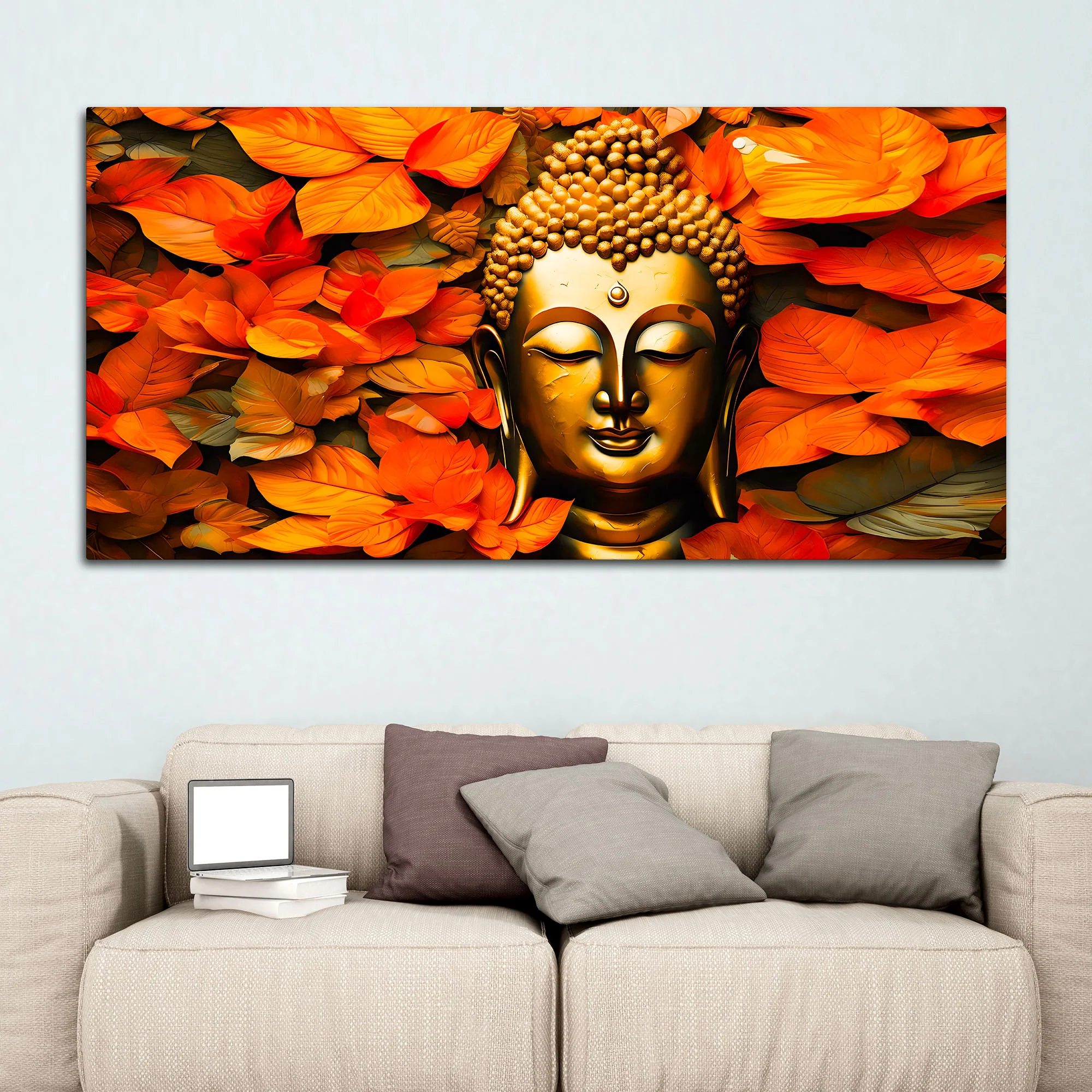 Modern Buddha Wall Painting for Home & Office Décor - Image 3