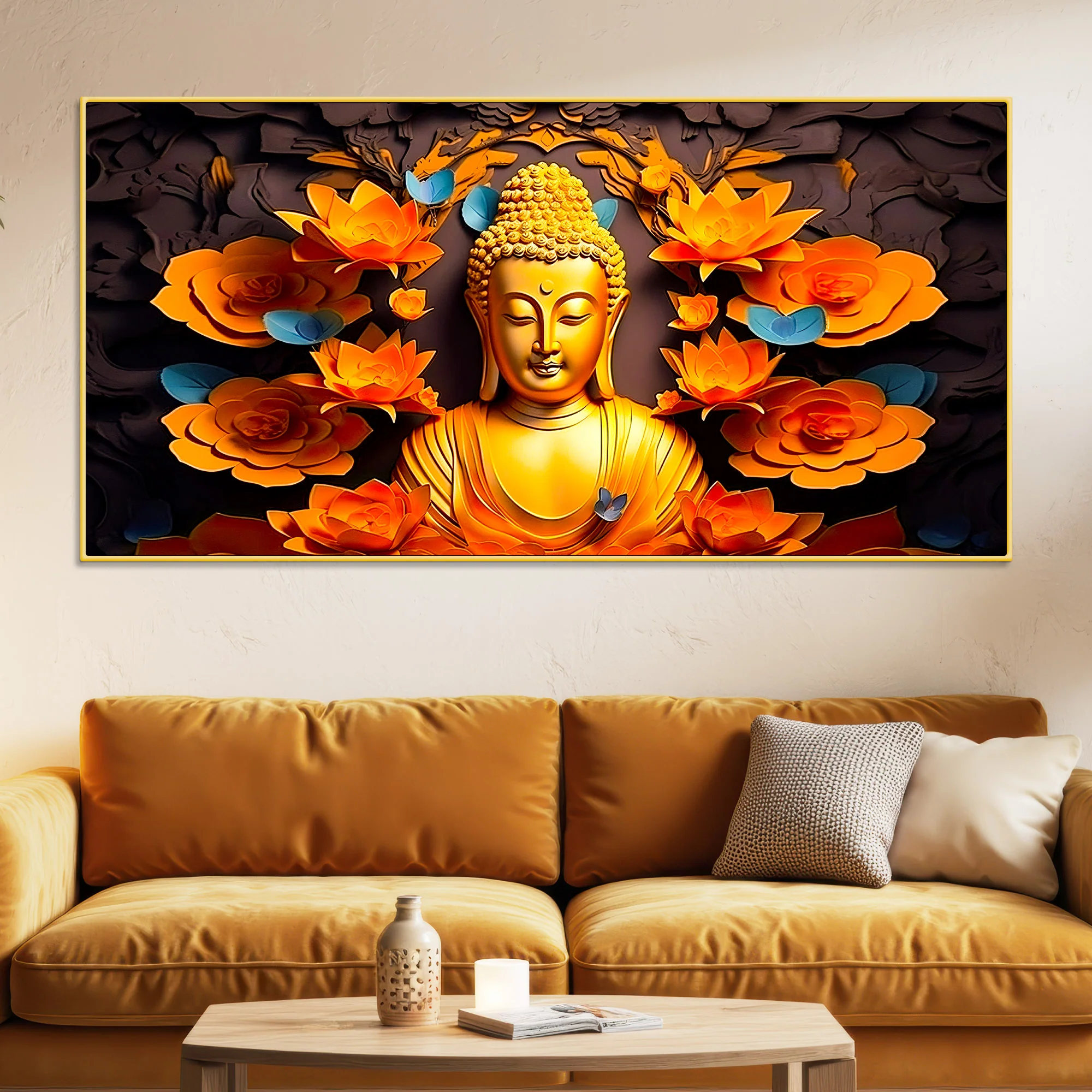Modern Buddha Wall Painting Wall Décor