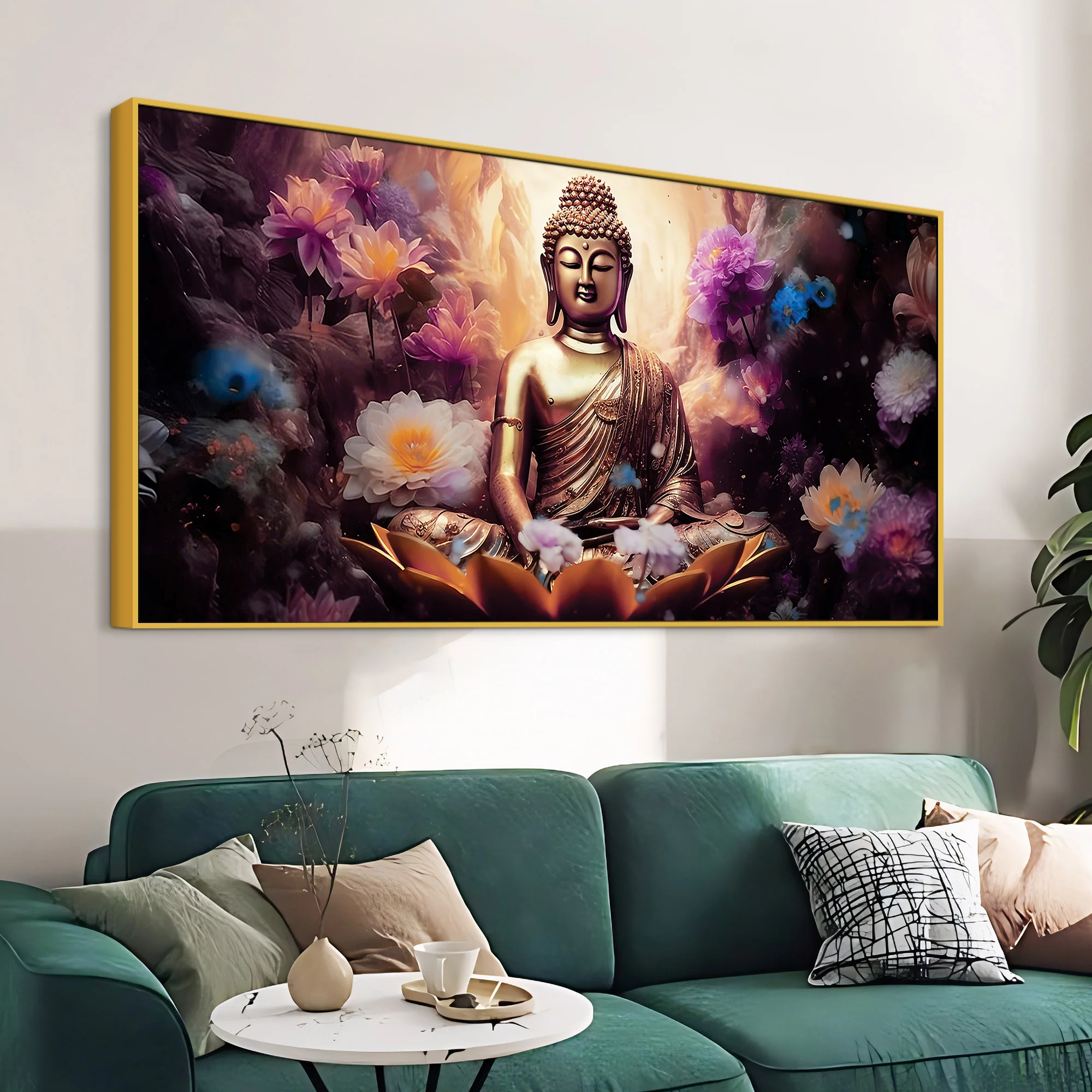 Modern Canvas Buddha Painting for Wall Art Lovers - Image 5