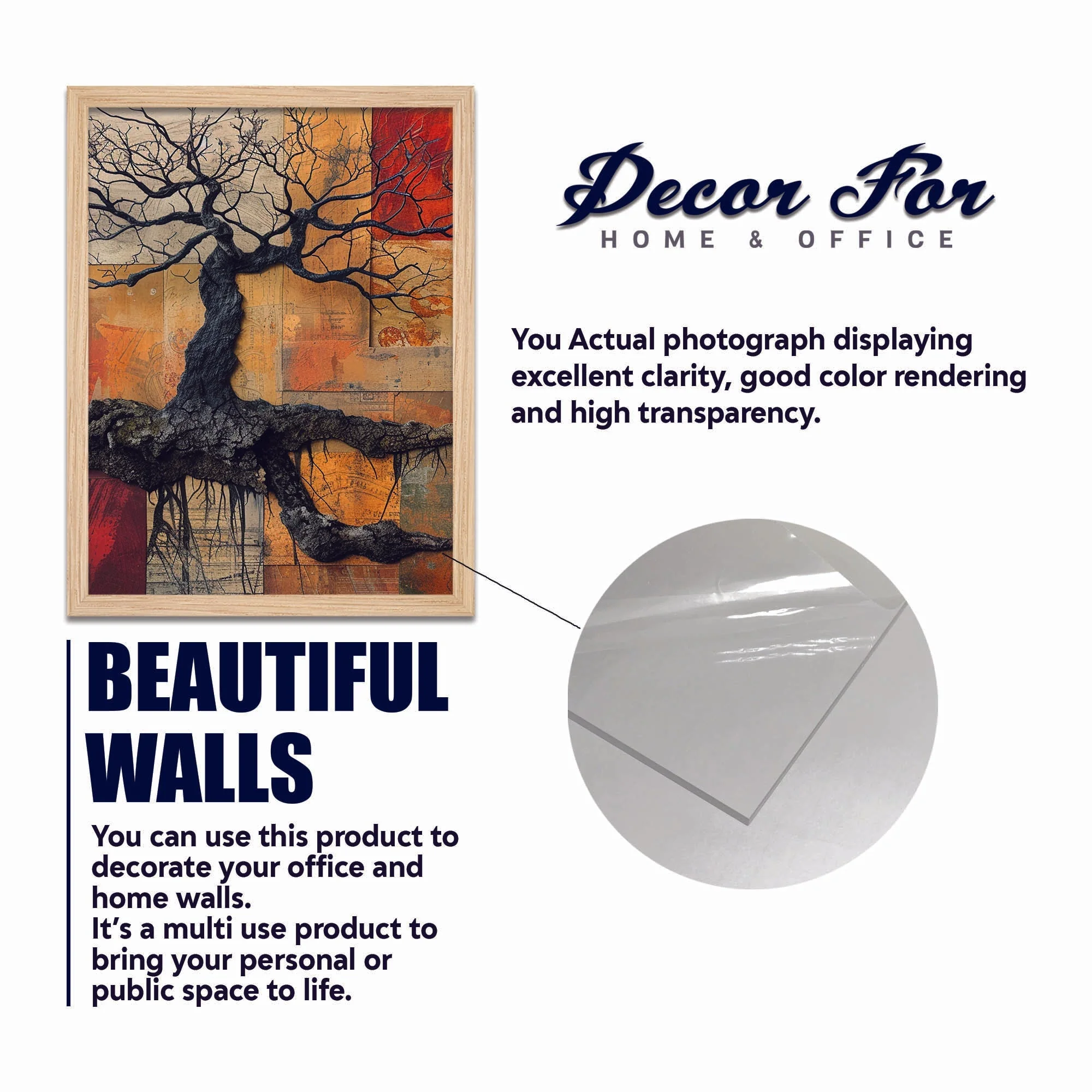 Modern Colorful Artistic Art Wall Frame Set of Four - Image 5