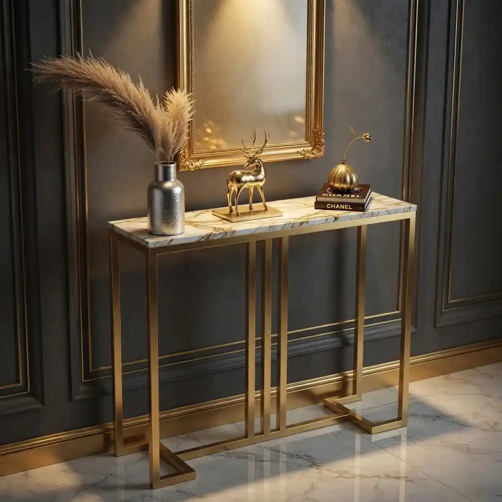 Modern Decorative Console Table for Living Room & Foyer - Image 4