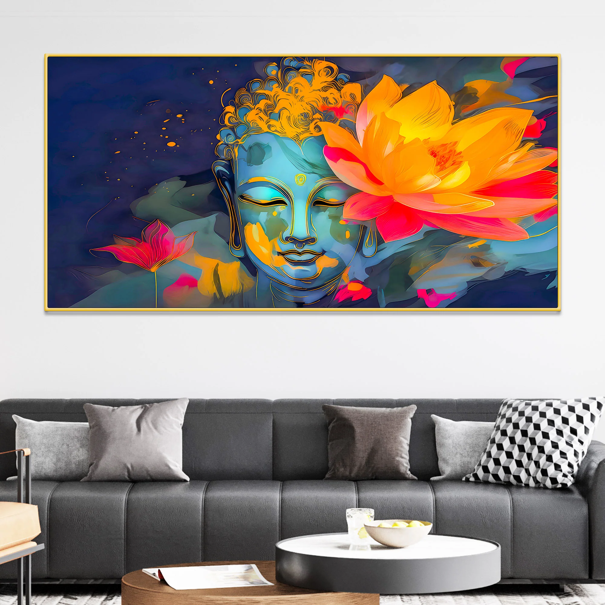 Modern Decorative Gautam Buddha Painting for Elegant Home - Image 2