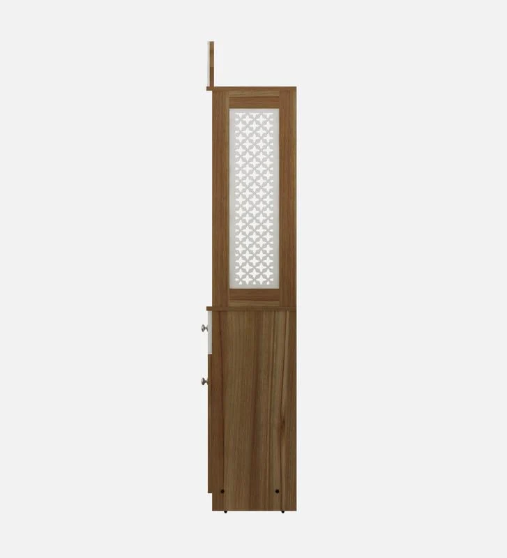 Modern Design Wooden Floor Temple with Elegant White Accent Drawers & Storage Cabinet for Home & Office - Image 6