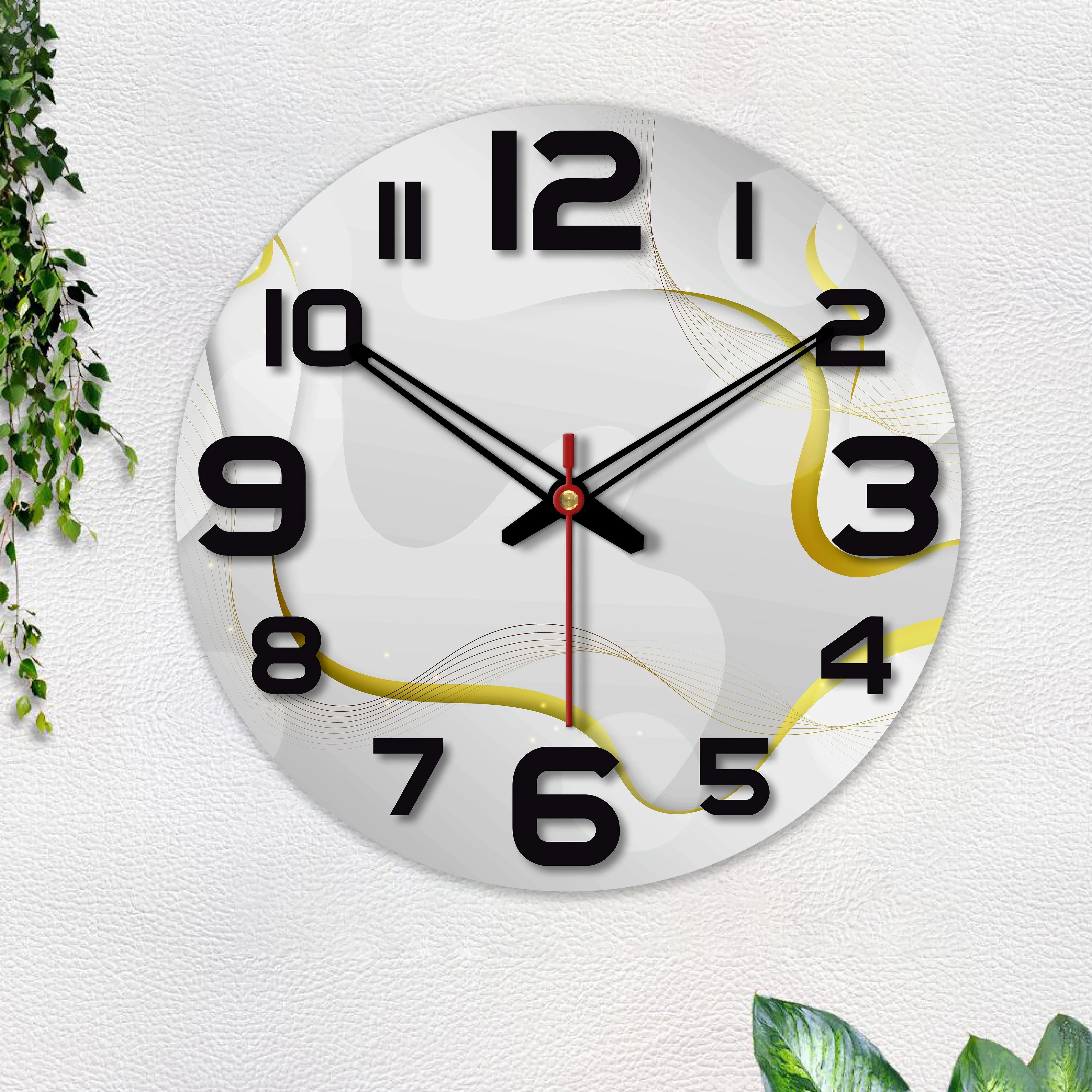 Modern Design Wooden Wall Clock - Image 5