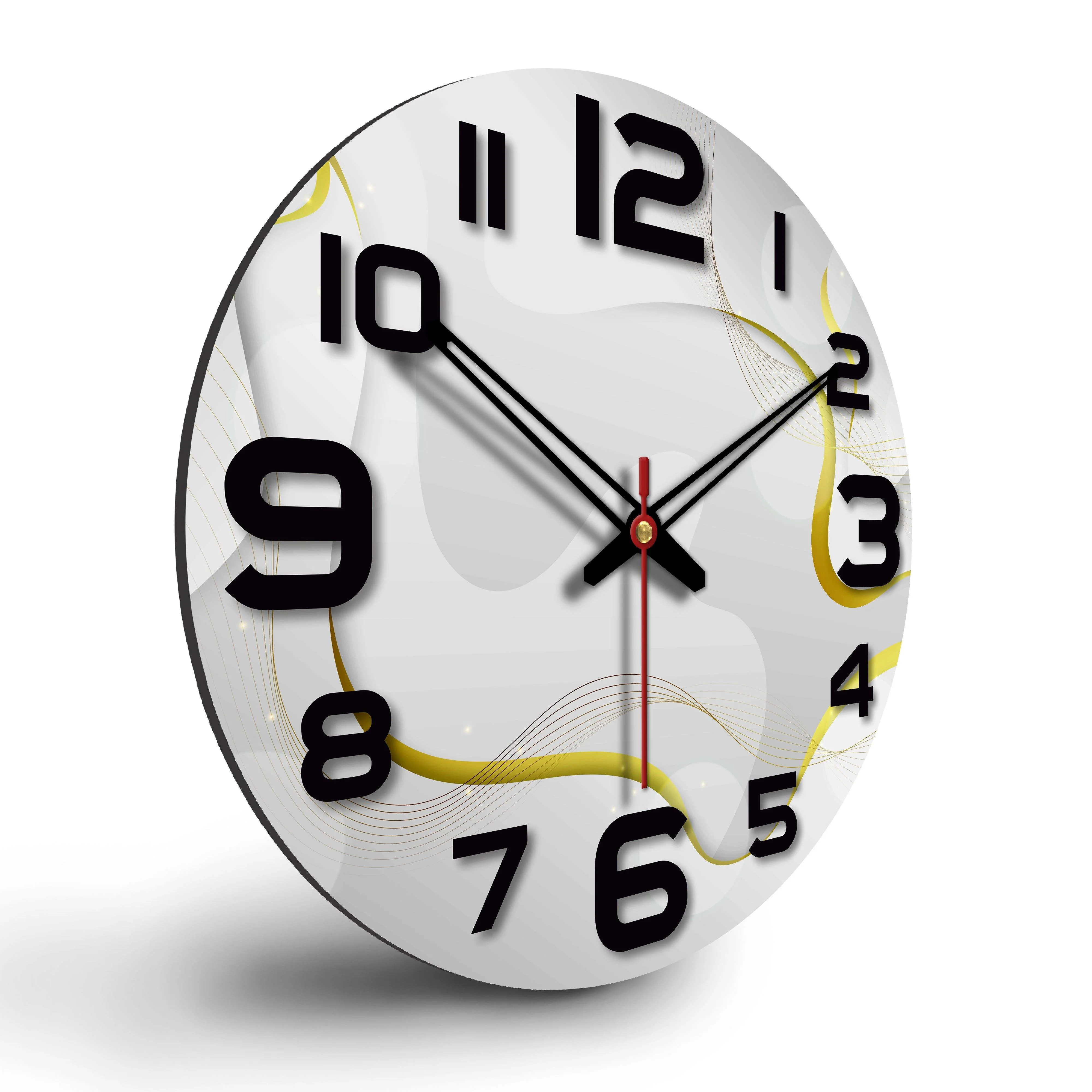 Modern Design Wooden Wall Clock - Image 6