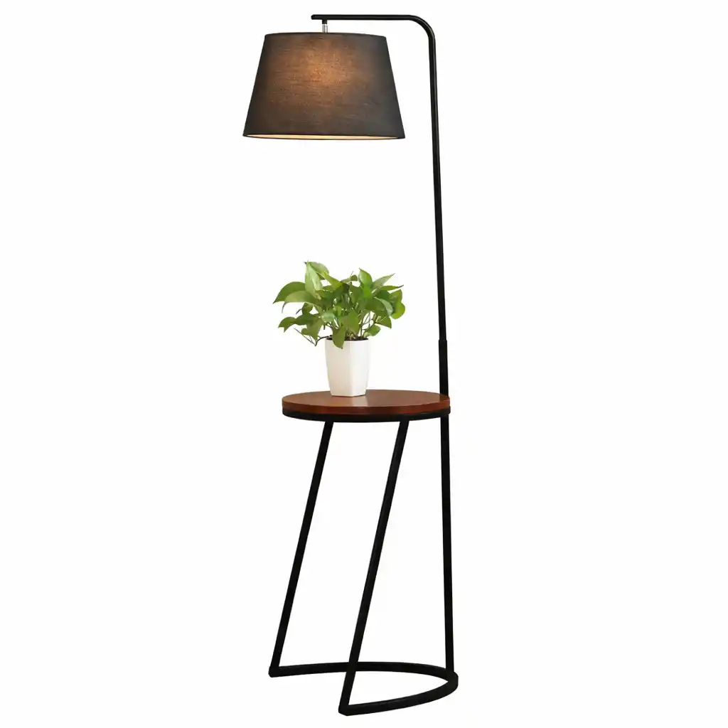 Modern House Standing Lamp With Metal Table - Image 5