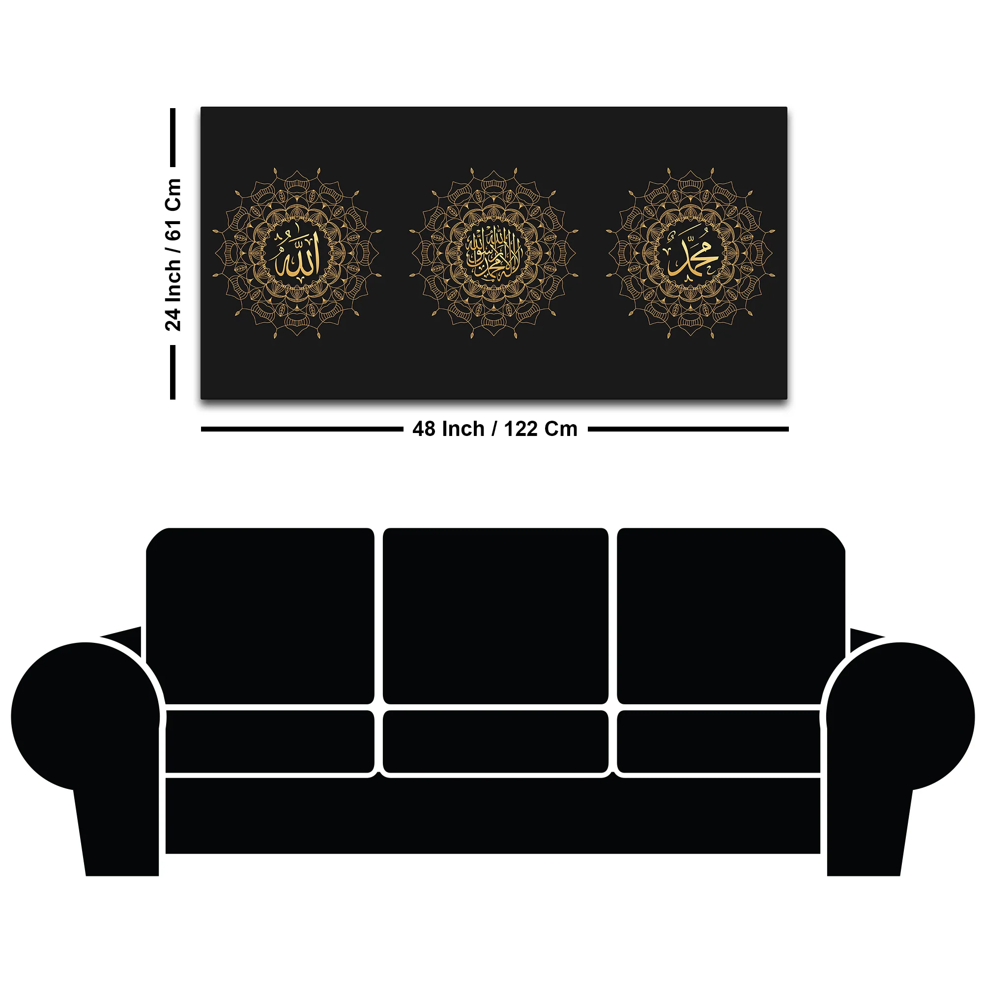 Modern Islamic Canvas Wall Painting for Living Room & Masjid - Image 8