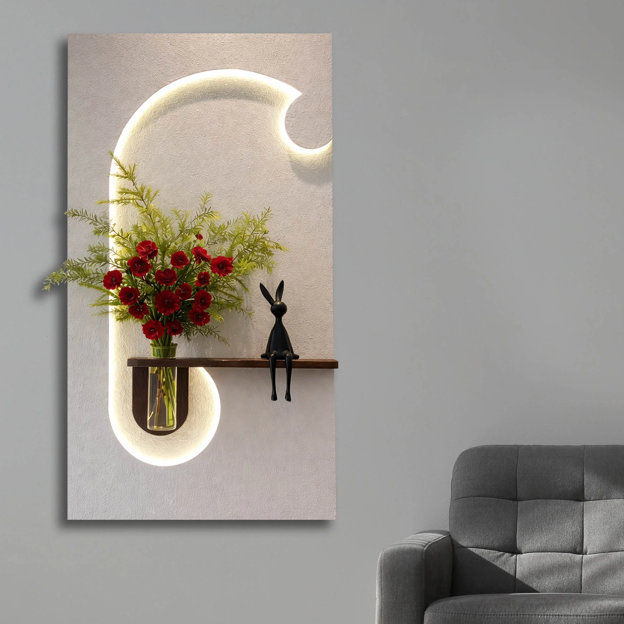 Modern LED Accent Wall Art Decor for Bedroom and Living Room - Image 2