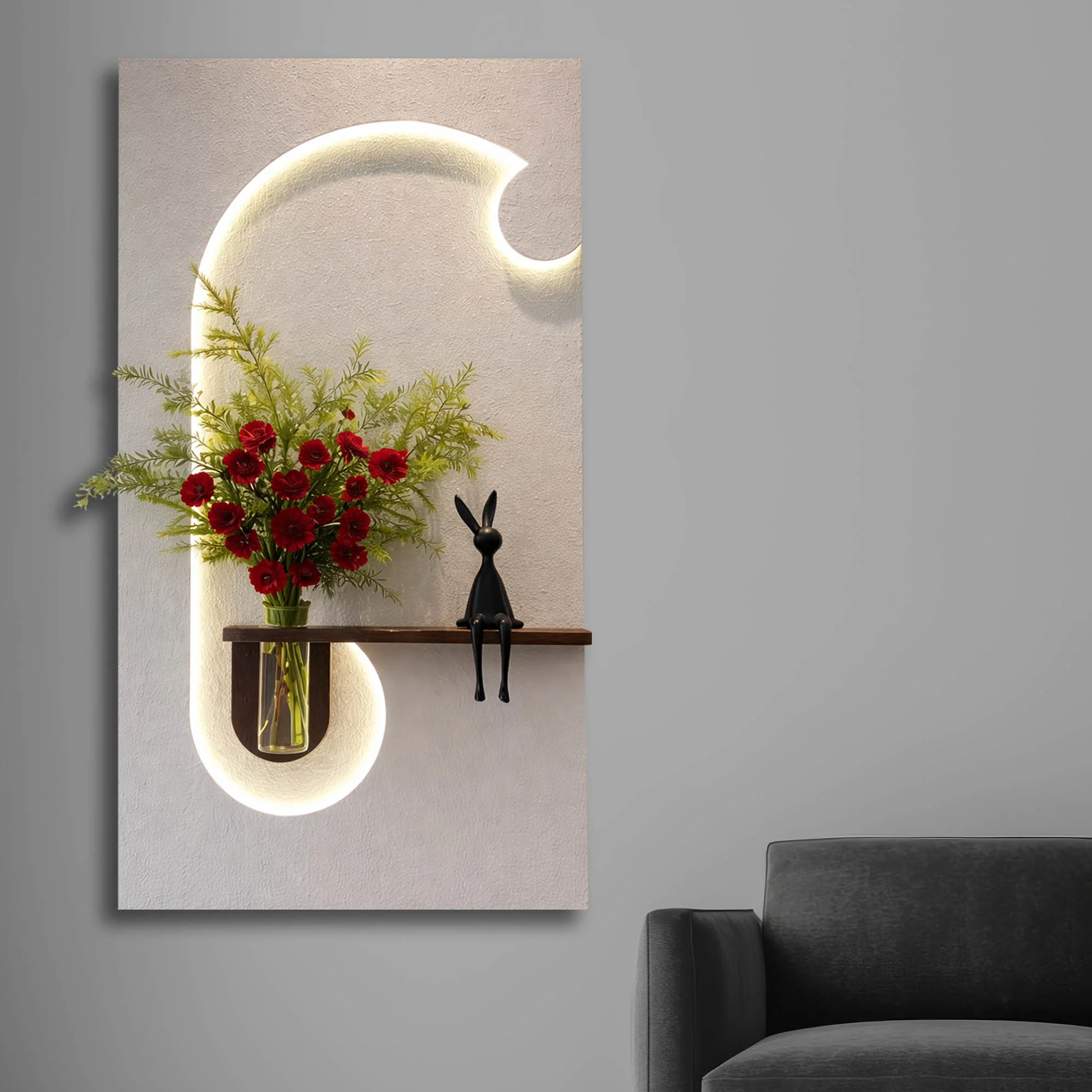 Modern LED Accent Wall Art Decor for Bedroom and Living Room - Image 3