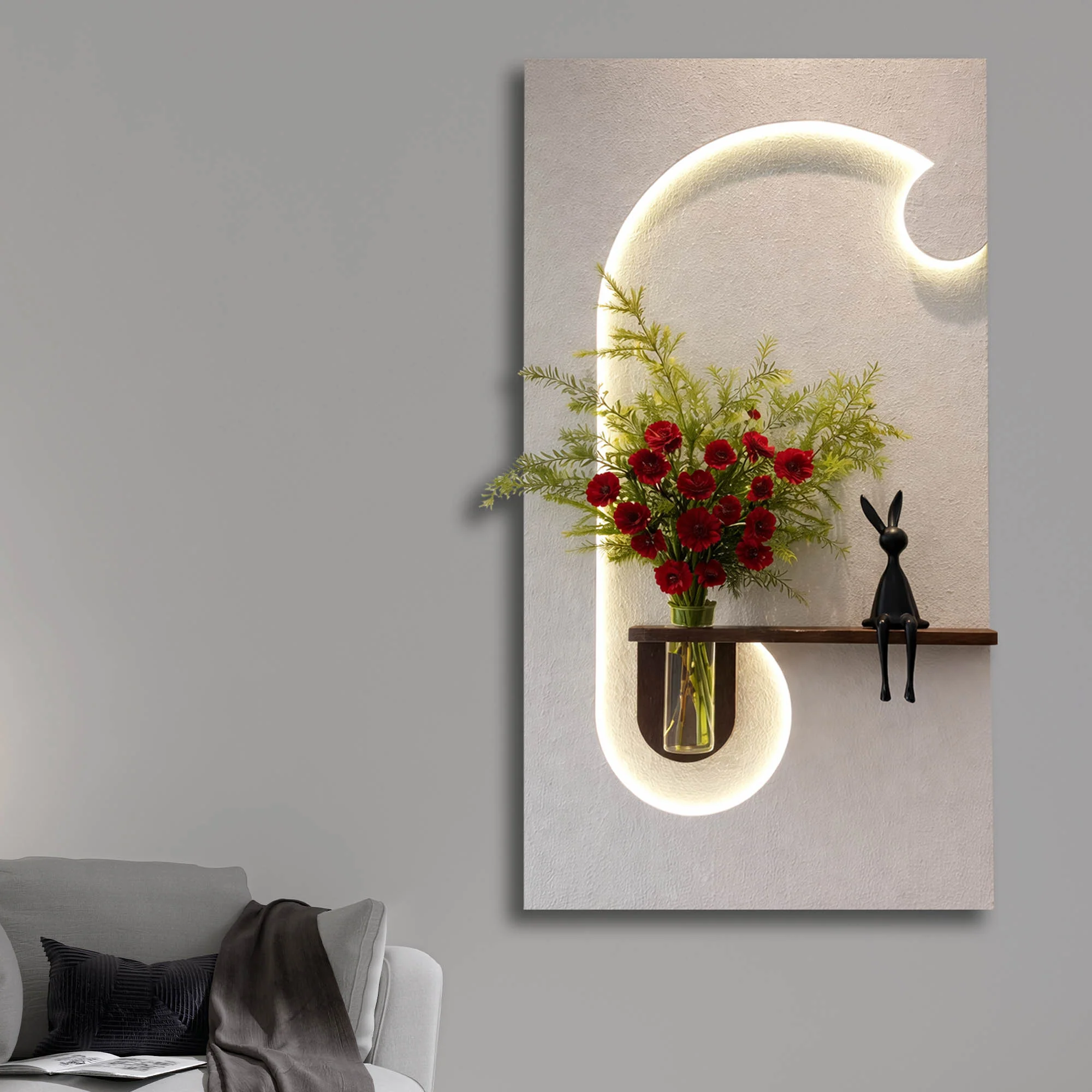 Modern LED Accent Wall Art Decor for Bedroom and Living Room - Image 4