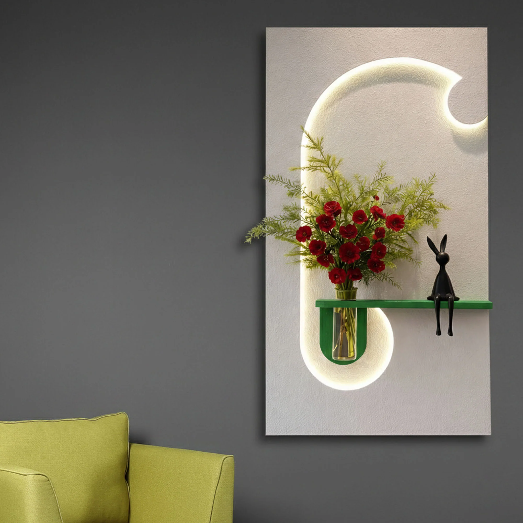 Modern LED Accent Wall Art Decor for Bedroom and Living Room - Image 5