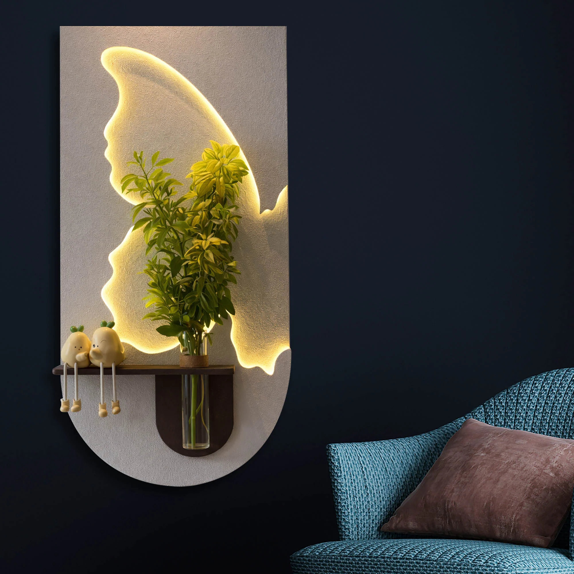 Modern LED Wall Art Shelf for Modern Home Interiors - Image 2