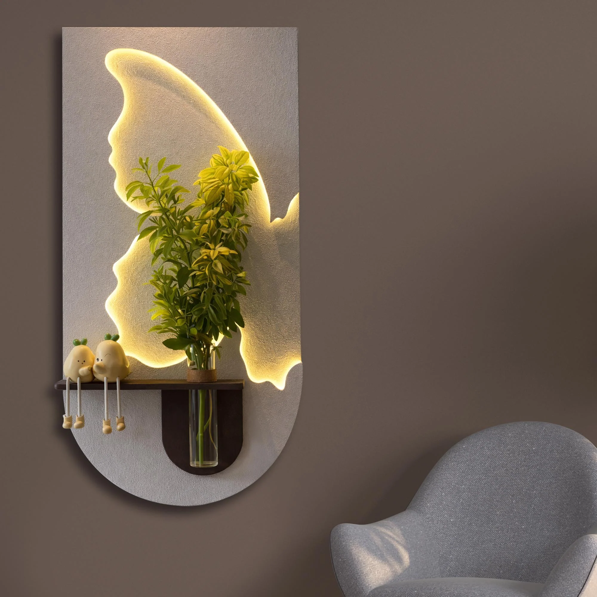 Modern LED Wall Art Shelf for Modern Home Interiors - Image 4