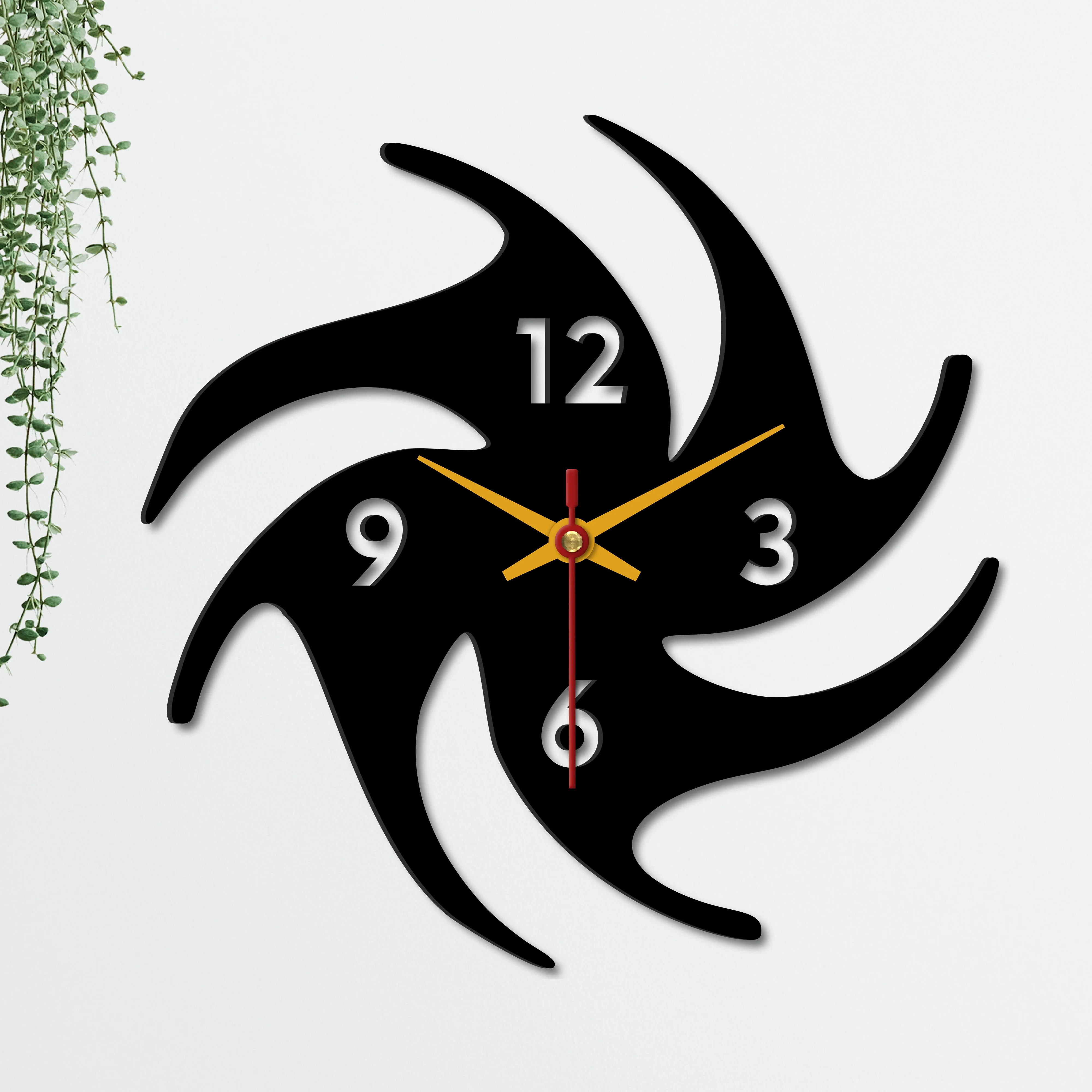 Modern Look Wooden Wall Clock - Image 5