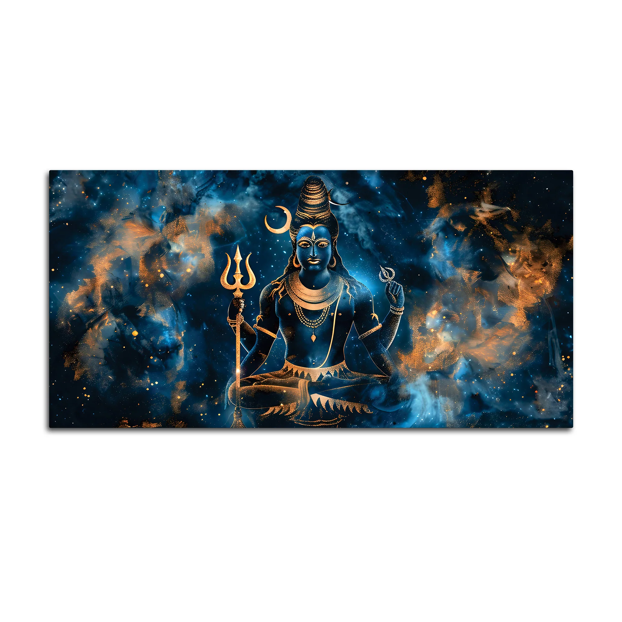 Modern Lord Shiva Canvas Painting for Living Room Wall Décor - Image 4