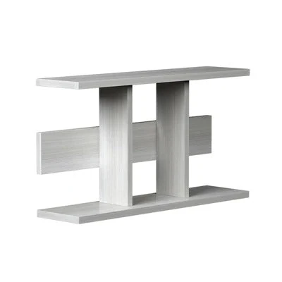Cubist White Display Modern Geometric Wall Shelf - Image 2