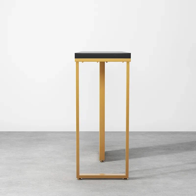 Modern Opulence Black Marble Gold Console Table - Image 5