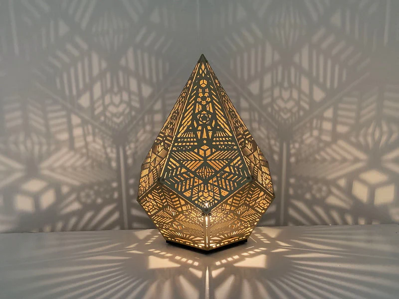 Modern Shadow Pattern Table Light - Image 2