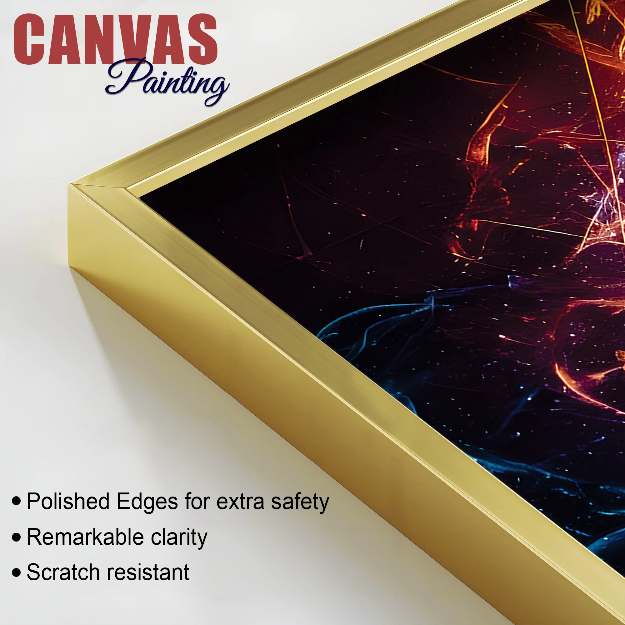 Modern Shiva Canvas Painting for Living Room & Bedroom - Image 6