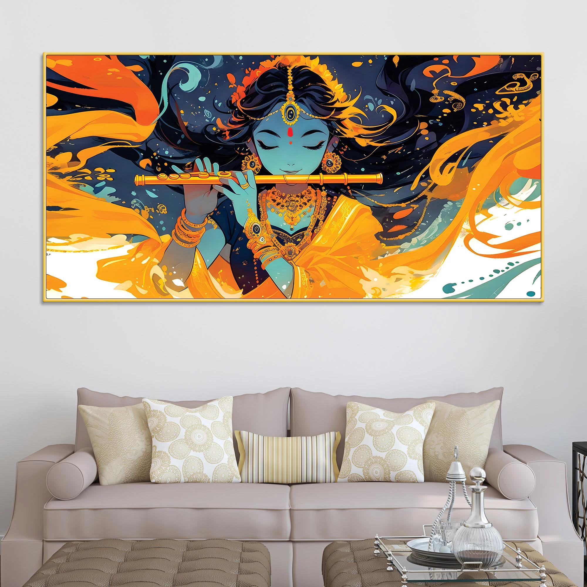Modern Spiritual Canvas Wall Painting for Home Decor - Image 2