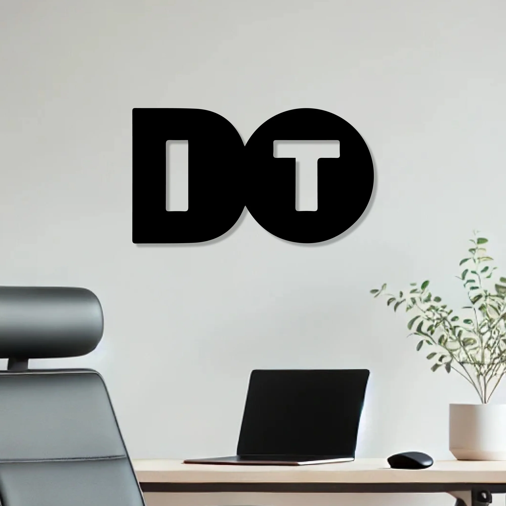 Modern Sytle Do It Text Word Art Metal Artwork Wall Decor