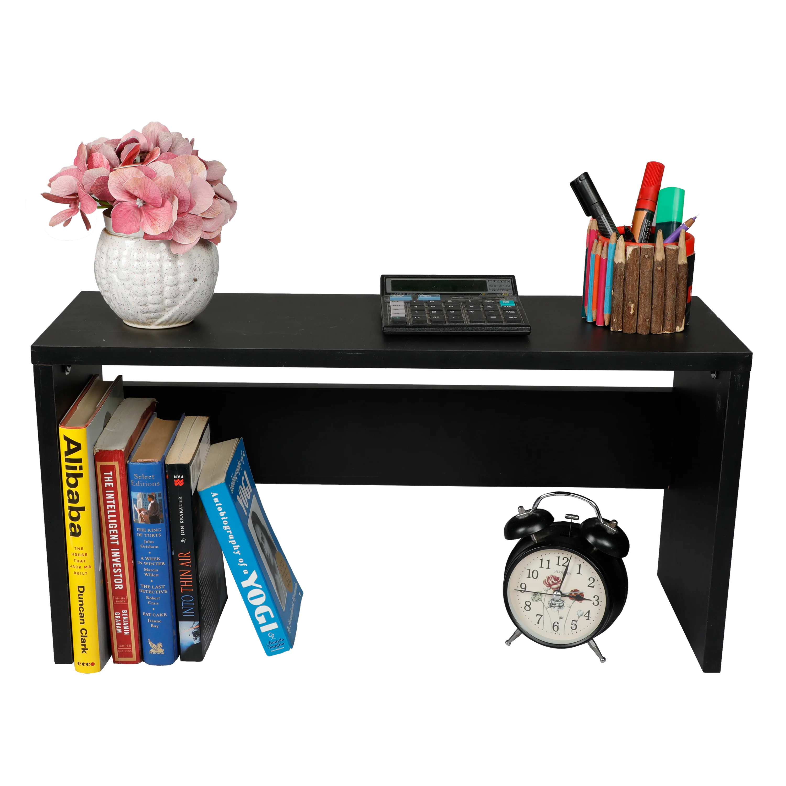 Modern Wooden Desk Book Shelf Stand for Home Office - Image 7