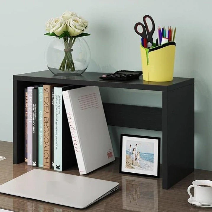 Modern Wooden Desk Book Shelf Stand for Home Office - Image 8