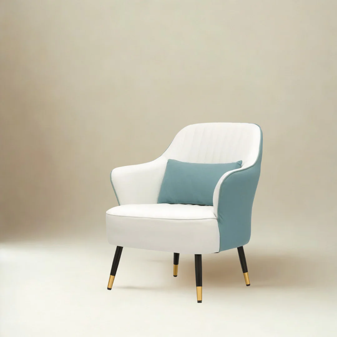 Modern Accent Lounge Chair with Cushion for Living Room - Image 4