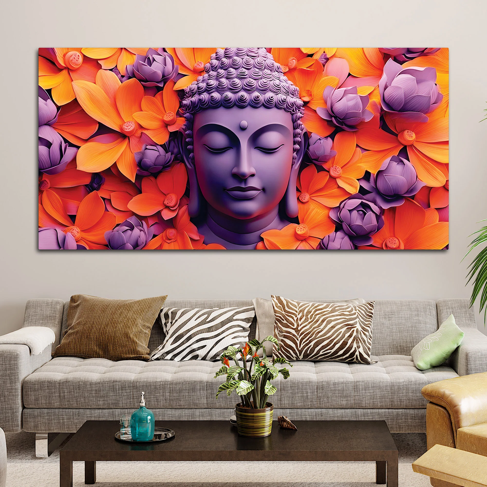 Modern Zen Buddha Painting for Interiors - Image 3