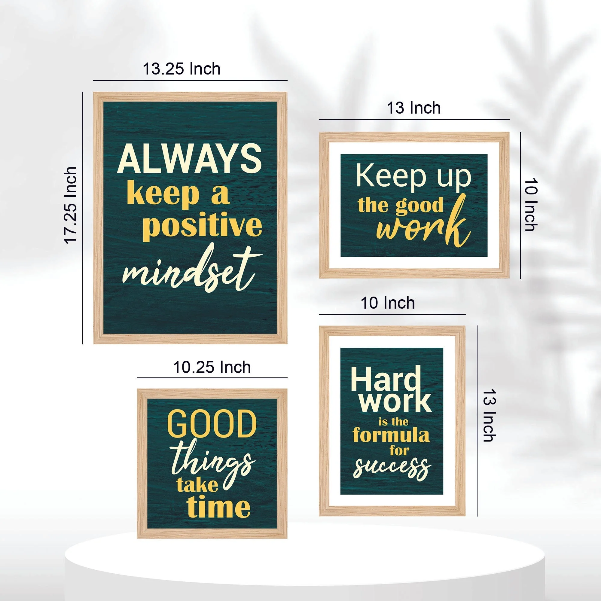 Motivational Quotes Decorative Wall Frame Set of Four - Image 6
