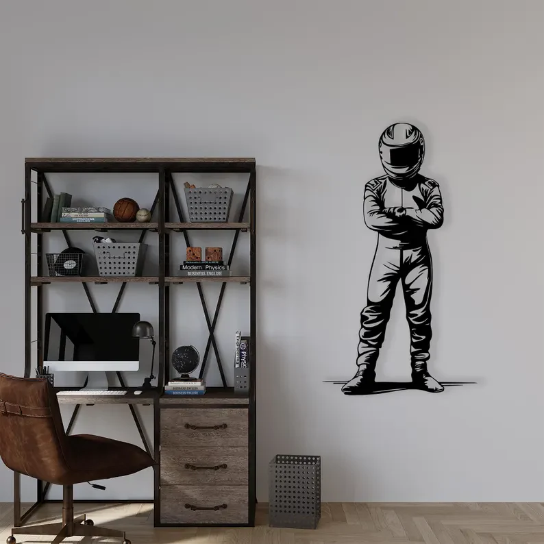 Motorsport Racing Driver Wall Art | Modern Sports Wall Decor