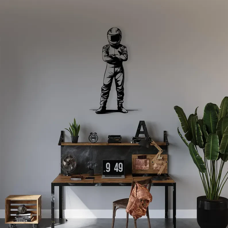 Motorsport Racing Driver Wall Art | Modern Sports Wall Decor - Image 2
